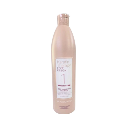 Keratin Therapy Lisse Desing - 1 Deep Cleansing Shampoo - 500ml