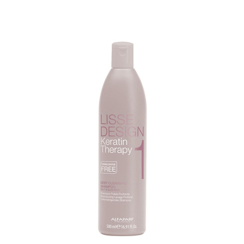 Keratin Therapy - 1 Lisse Design Deep Cleansing Shampoo 500ml