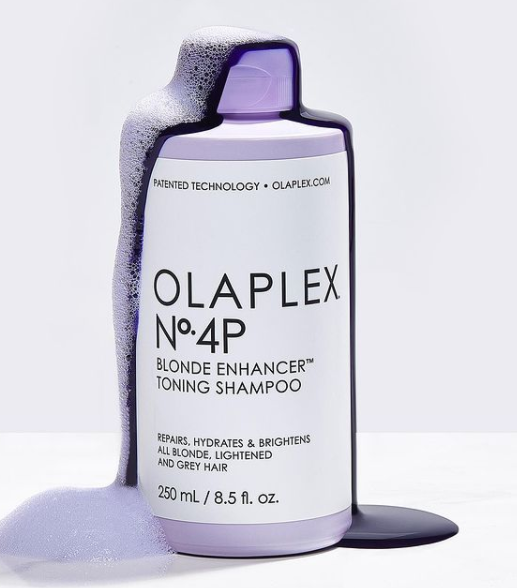 Olaplex 4P Blonde Enhancer Toning Shampoo - Champú Morado 250ml