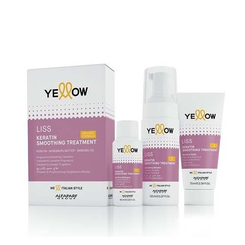 Yellow Liss - Kit Tratamiento Keratin Smoothing - 3 Piezas