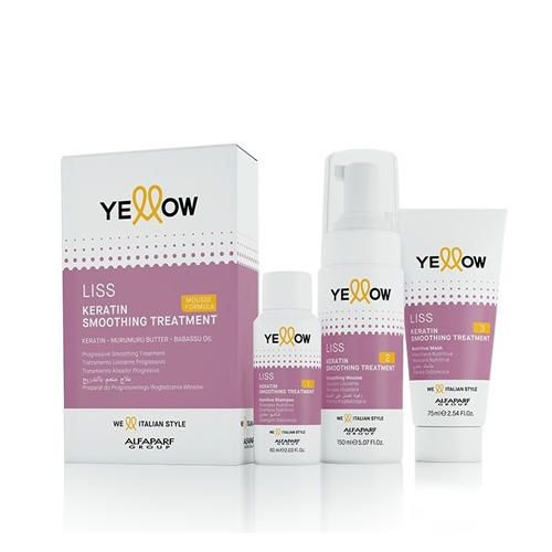 Yellow Liss Kit Tratamiento Keratin Smoothing 3 Piezas