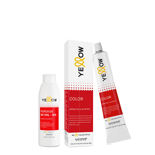 Tinte Permanente+Oxidante 20V- Argán Oil & Aloetrix