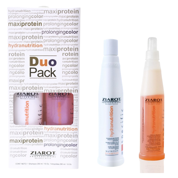 Dúo Pack Tratamiento Hydranutrition Shampoo / Spray Ziarot 2 Piezas